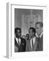 Sidney Poitier, Charlton Heston, and Harry Belafonte at March on Washington, 1963-null-Framed Photo