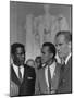 Sidney Poitier, Charlton Heston, and Harry Belafonte at March on Washington, 1963-null-Mounted Photo