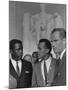 Sidney Poitier, Charlton Heston, and Harry Belafonte at March on Washington, 1963-null-Mounted Photo