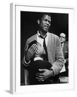 Sidney Poitier in Scene from A Raisin in the Sun-Gordon Parks-Framed Premium Photographic Print