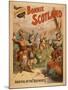 Sidney R. Ellis' Bonnie Scotland Scottish Play Poster No.3-Lantern Press-Mounted Art Print