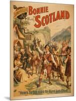 Sidney R. Ellis' Bonnie Scotland Scottish Play Poster No.4-Lantern Press-Mounted Art Print