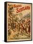 Sidney R. Ellis' Bonnie Scotland Scottish Play Poster No.4-Lantern Press-Framed Stretched Canvas