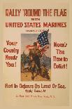 Rally 'Round the Flag with the United States Marines-Sidney Riesenberg-Art Print