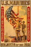 Rally 'Round the Flag with the United States Marines-Sidney Riesenberg-Framed Art Print