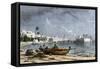 Sidon, a Chief Seaport of Ancient Phoenicia on the Mediterranean-null-Framed Stretched Canvas