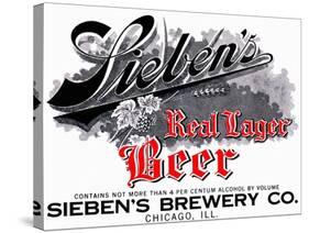 Sieben's Real Lager Beer-null-Stretched Canvas