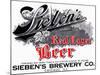 Sieben's Real Lager Beer-null-Mounted Art Print