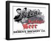 Sieben's Real Lager Beer-null-Framed Art Print