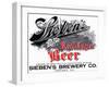 Sieben's Real Lager Beer-null-Framed Art Print