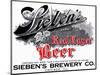 Sieben's Real Lager Beer-null-Mounted Art Print