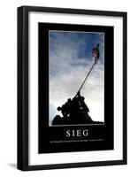 Sieg: Motivationsposter Mit Inspirierendem Zitat-null-Framed Premium Photographic Print