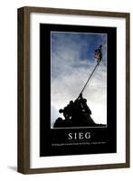 Sieg: Motivationsposter Mit Inspirierendem Zitat-null-Framed Photographic Print