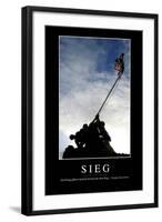 Sieg: Motivationsposter Mit Inspirierendem Zitat-null-Framed Photographic Print