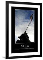 Sieg: Motivationsposter Mit Inspirierendem Zitat-null-Framed Photographic Print