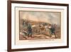Siege and Barbette Guns, Fort Haskell, 1865-Arthur Wagner-Framed Art Print