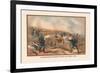 Siege and Barbette Guns, Fort Haskell, 1865-Arthur Wagner-Framed Art Print