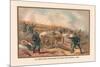 Siege and Barbette Guns, Fort Haskell, 1865-Arthur Wagner-Mounted Art Print