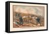 Siege and Barbette Guns, Fort Haskell, 1865-Arthur Wagner-Framed Stretched Canvas