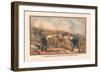 Siege and Barbette Guns, Fort Haskell, 1865-Arthur Wagner-Framed Art Print