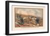 Siege and Barbette Guns, Fort Haskell, 1865-Arthur Wagner-Framed Art Print