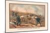 Siege and Barbette Guns, Fort Haskell, 1865-Arthur Wagner-Mounted Art Print