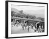 Siege Battery Drill, Aiming United States Military Academy, West Point, N.Y.-null-Framed Photo