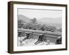 Siege Battery Drill, Firing, United States Military Academy, West Point, N.Y.-null-Framed Photo