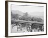 Siege Battery Drill, Fixing Sights, West Point, N.Y.-null-Framed Photo