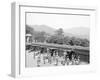 Siege Battery Drill, Ready for Loading, United States Military Academy, West Point, N.Y.-null-Framed Photo