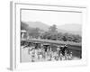 Siege Battery Drill, Ready for Loading, United States Military Academy, West Point, N.Y.-null-Framed Photo