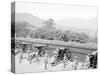 Siege Battery Drill, Sponging after Firing, United States Military Academy, West Point, N.Y.-null-Stretched Canvas