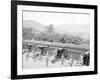 Siege Battery Drill, Sponging after Firing, United States Military Academy, West Point, N.Y.-null-Framed Photo