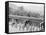 Siege Battery Drill, Sponging before Loading, United States Military Academy, West Point, N.Y.-null-Framed Stretched Canvas