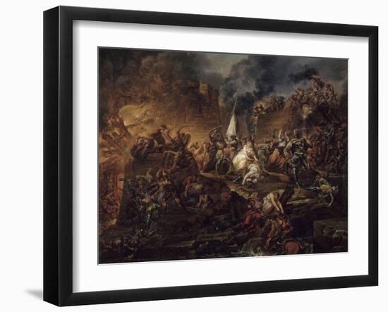 Siège de Beauvais en 1472-François Louis Joseph Watteau-Framed Giclee Print