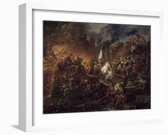 Siège de Beauvais en 1472-François Louis Joseph Watteau-Framed Giclee Print