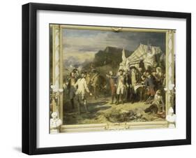 Siège de Yorktown, en octobre 1781-Louis Charles Auguste Couder-Framed Giclee Print