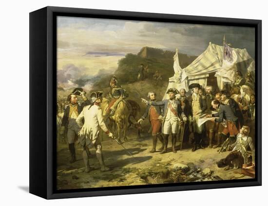 Siège de Yorktown, en octobre 1781-Louis Charles Auguste Couder-Framed Stretched Canvas