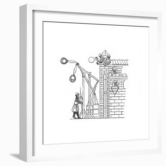 Siege Machine, C1260-Henry Shaw-Framed Giclee Print