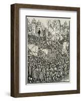 Siege of a city by Maximilian I-Albrecht Dürer or Duerer-Framed Giclee Print