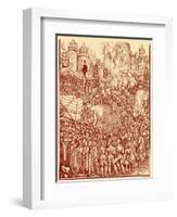 Siege of a city by Maximilian I-Albrecht Dürer or Duerer-Framed Giclee Print