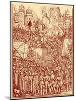Siege of a city by Maximilian I-Albrecht Dürer or Duerer-Mounted Giclee Print