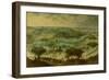 Siege of a City, Possibly the Siege of Julich by the Spaniards under Hendrik Van Den Bergh-Peter Snayers-Framed Art Print