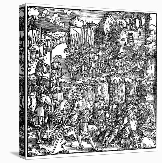 Siege of a Fortress, 1532-Hans Holbein the Younger-Stretched Canvas