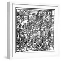 Siege of a Fortress, 1532-Hans Holbein the Younger-Framed Giclee Print