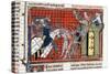 Siege of a Town Led by Godefroy De Bouillon, C1099-null-Stretched Canvas