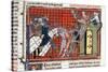 Siege of a Town Led by Godefroy De Bouillon, C1099-null-Stretched Canvas