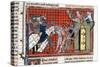 Siege of a Town Led by Godefroy De Bouillon, C1099-null-Stretched Canvas