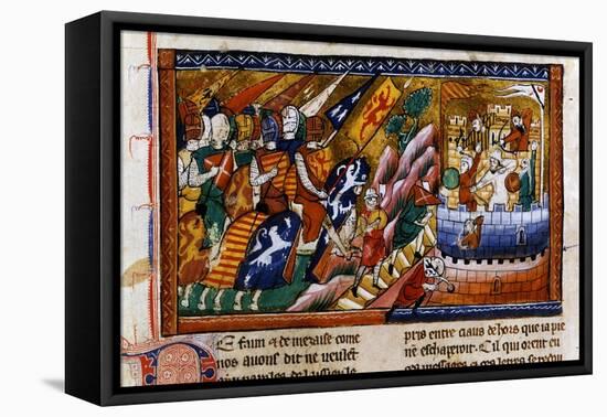 Siege of Antioch, C1097-null-Framed Stretched Canvas