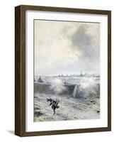 Siege of Arras, under Louis XIII, Thirty Years War, 1640-Francois Flameng-Framed Giclee Print